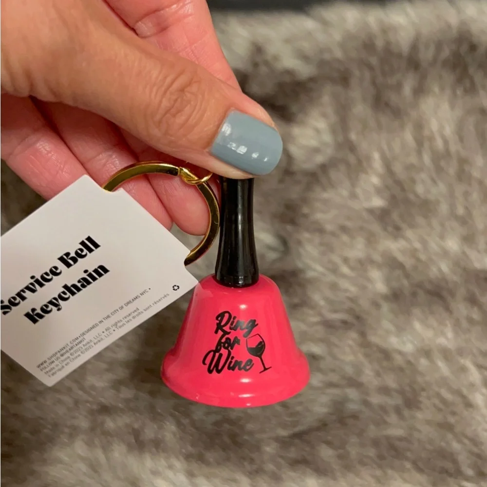 NWT Ring for Wine Service Bell (Hot Barbie Pink)
